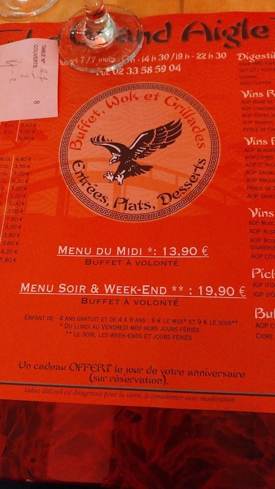 Le Grand Aigle - Menu Image 3